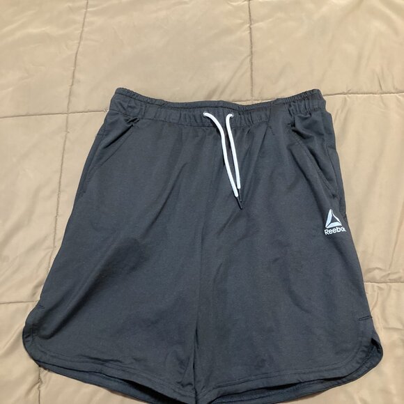 Men's Reebok Basketball Shorts Size Medium Black - Picture 2 of 5